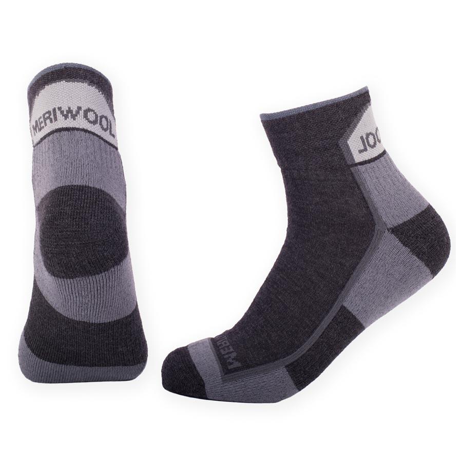 Merino Cushioned Quarter Hiker Socks-2PK