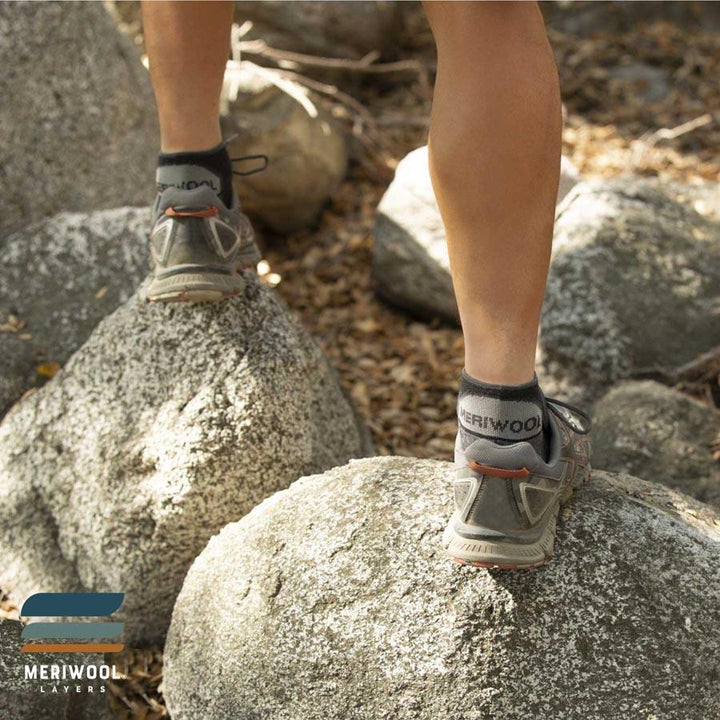 Merino Cushioned Quarter Hiker Socks-2PK