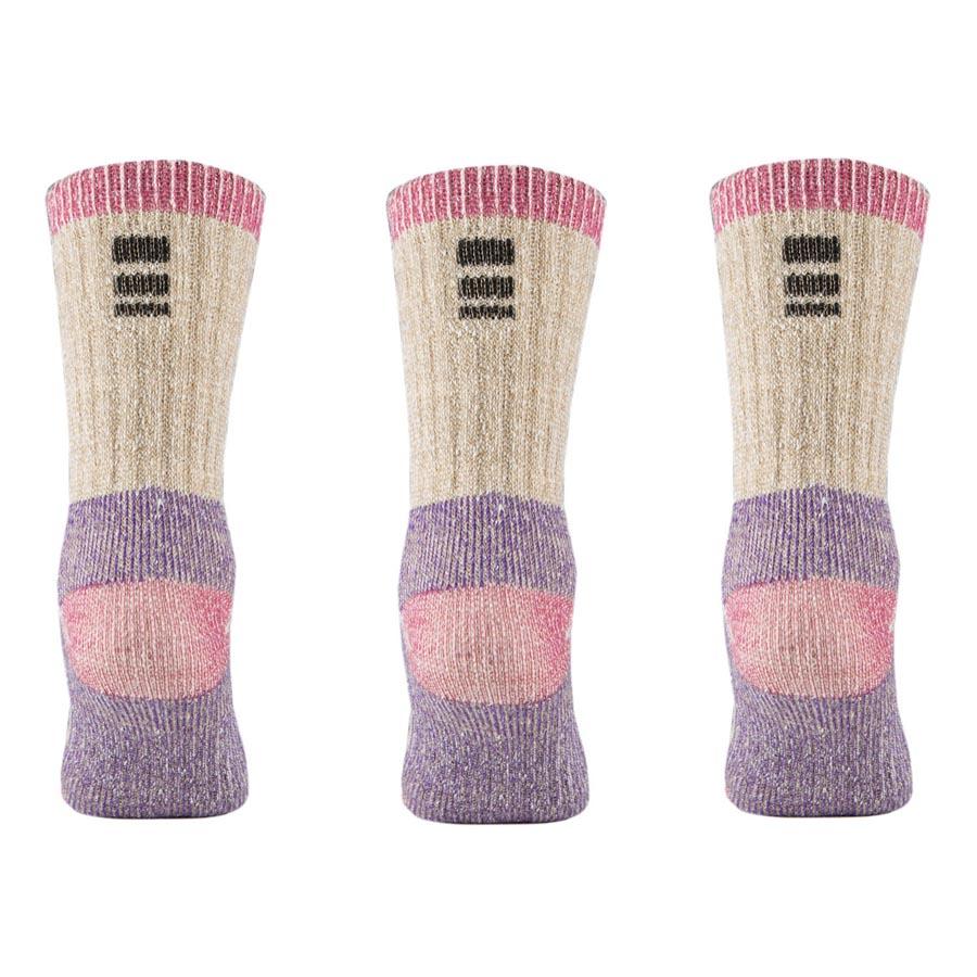 Merino Kids Midweight Crew Socks- 3PK