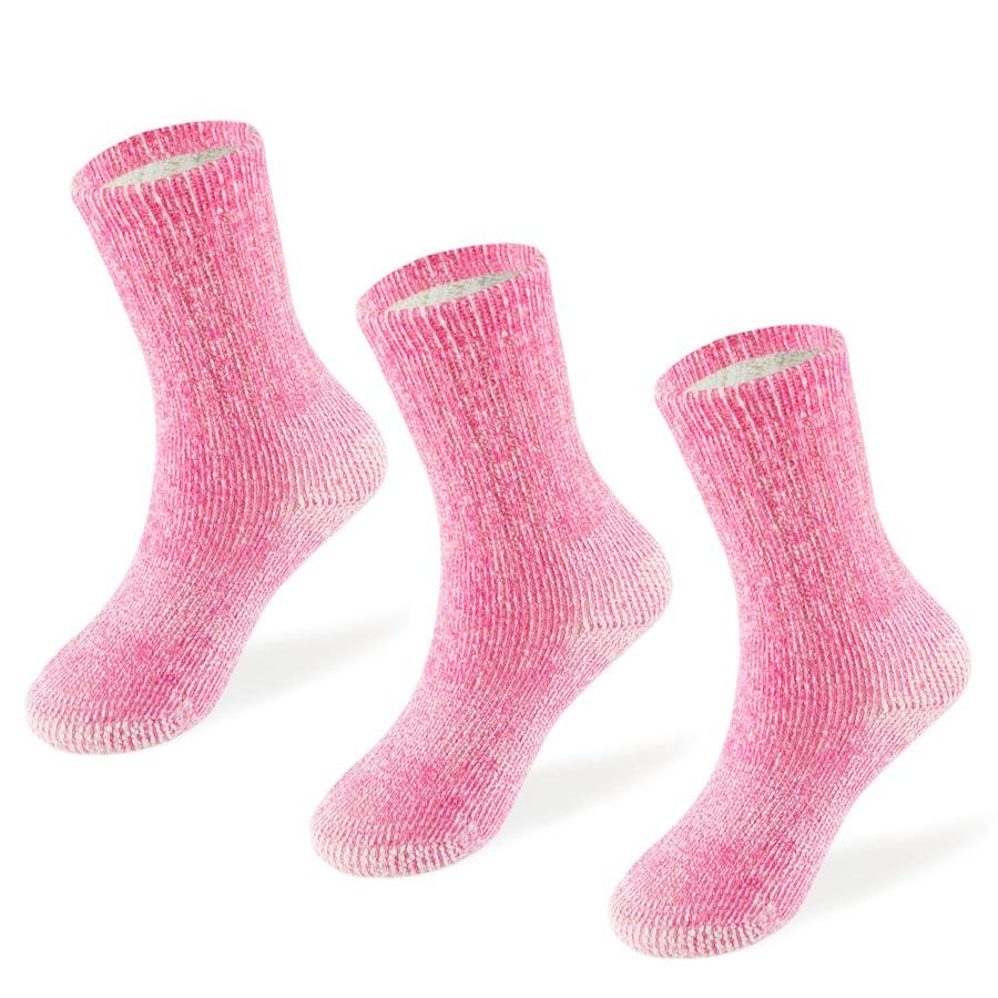 Merino Kids Midweight Crew Socks- 3PK