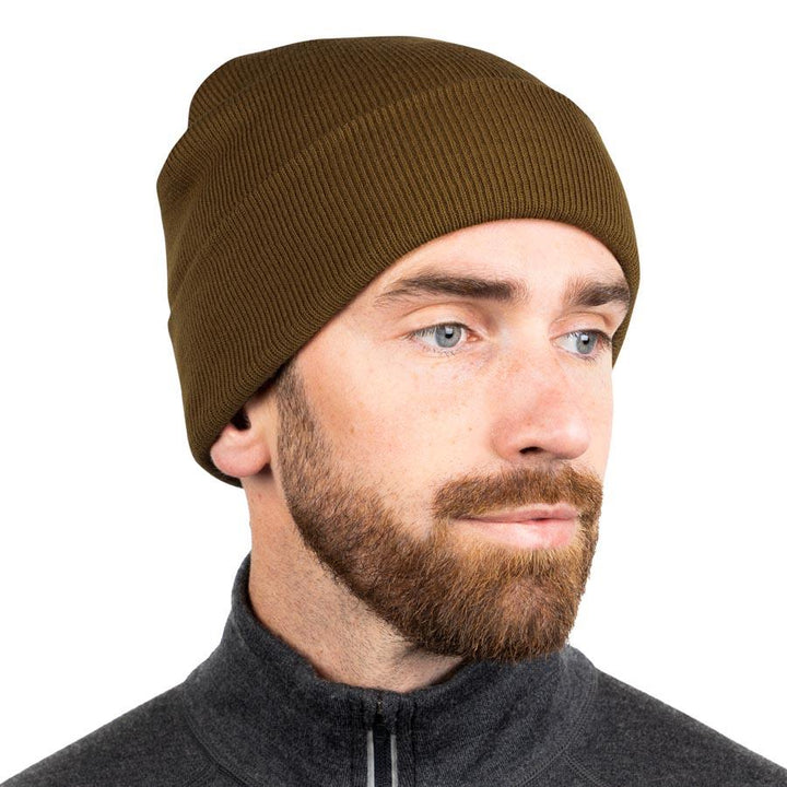 Meriwool Ribbed Knit Beanie