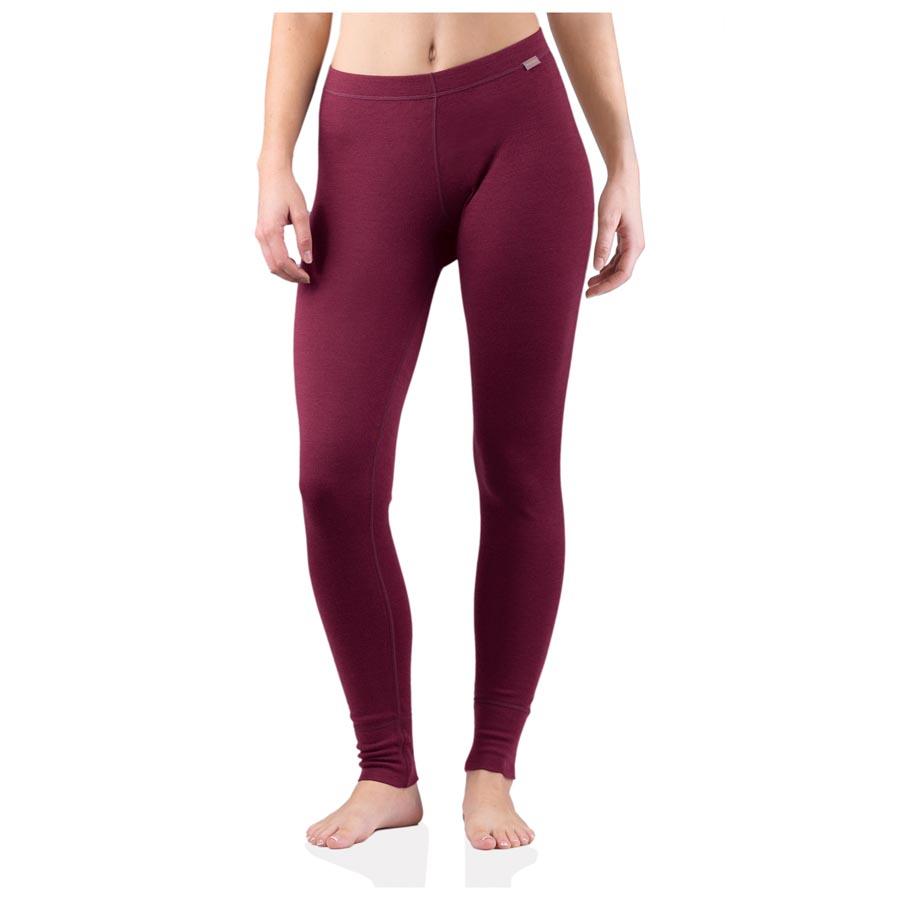 Women's Merino Wool Pants - Base Layer Cherry Red, Bottom, Underwear, Thermal  Leggings, Midweight